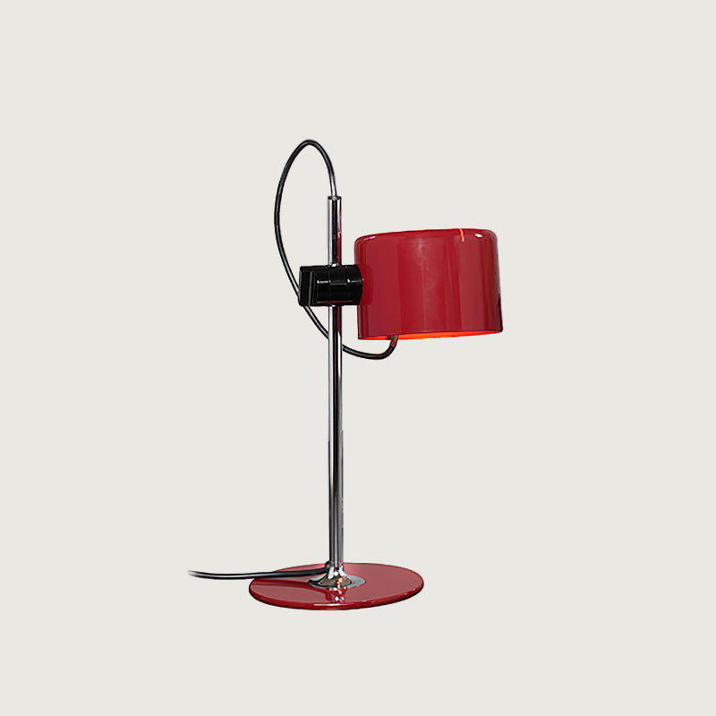 Lámpara de Mesa Moderna con Pantalla Ajustable y Base de Disco en Cromo – Ideal para Escritorio y Mesita de Noche 11