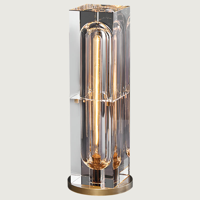 Lámpara de Mesa Moderna de Cristal y Latón con Base E14 – Diseño Único para Interiores 5