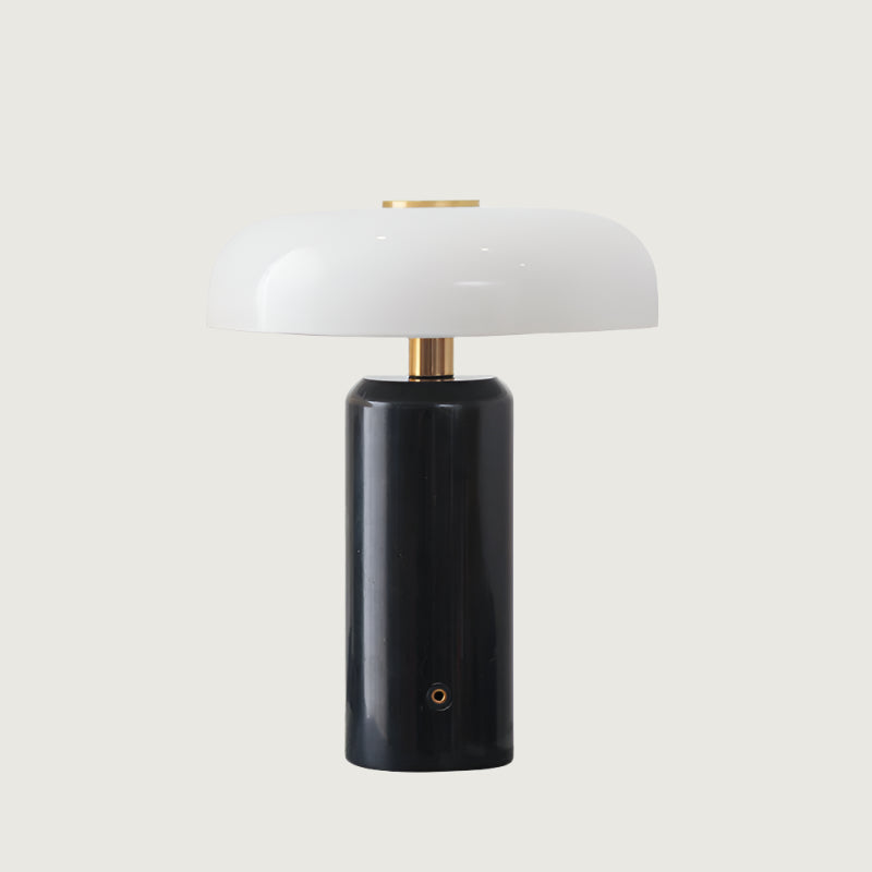 Lámpara de Mesa Portátil de Mármol con Luz LED Ajustable y Diseño Moderno 0