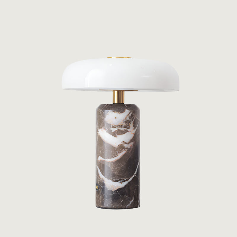 Lámpara de Mesa Portátil de Mármol con Luz LED Ajustable y Diseño Moderno 9