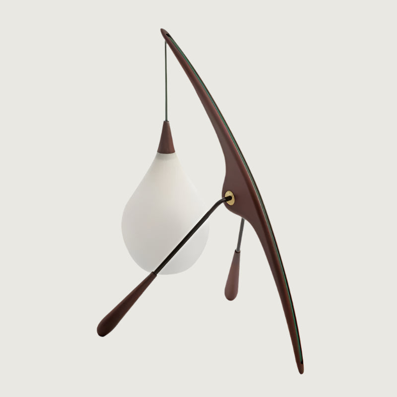 Lámpara de Mesa Retro-Futurista de Madera y Vidrio – Diseño Sostenible en Dos Colores 9