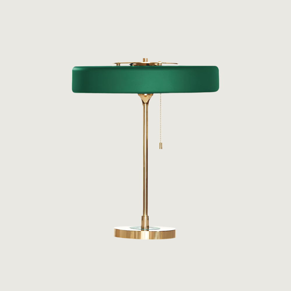 Lámpara de Mesa Revolve con Difusor Acrílico y Base de Metal – Estilo Contemporáneo 9