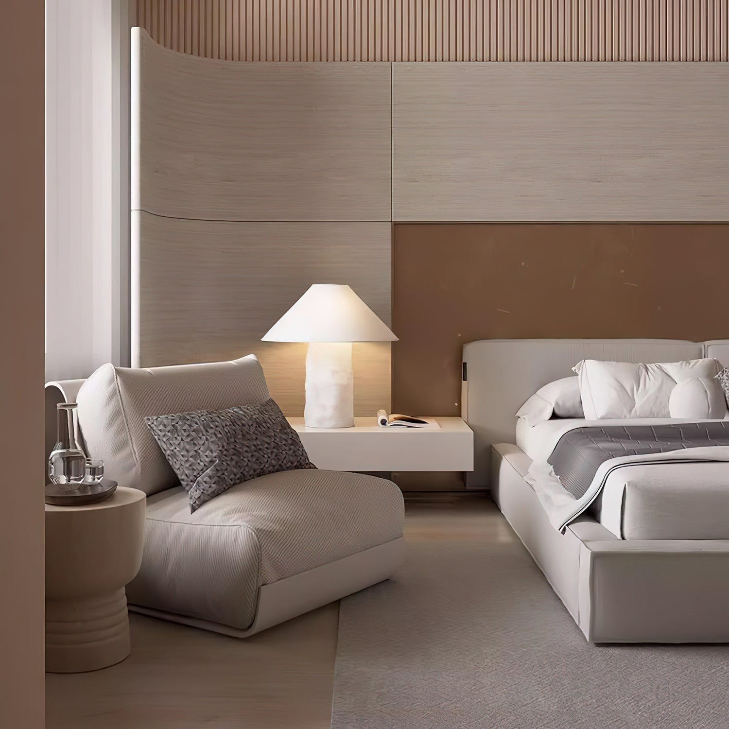 Lámpara de Mesa de Papel DuPont con Diseño Moderno y Tradicional - Iluminación Suave, 50cm y 75cm 4