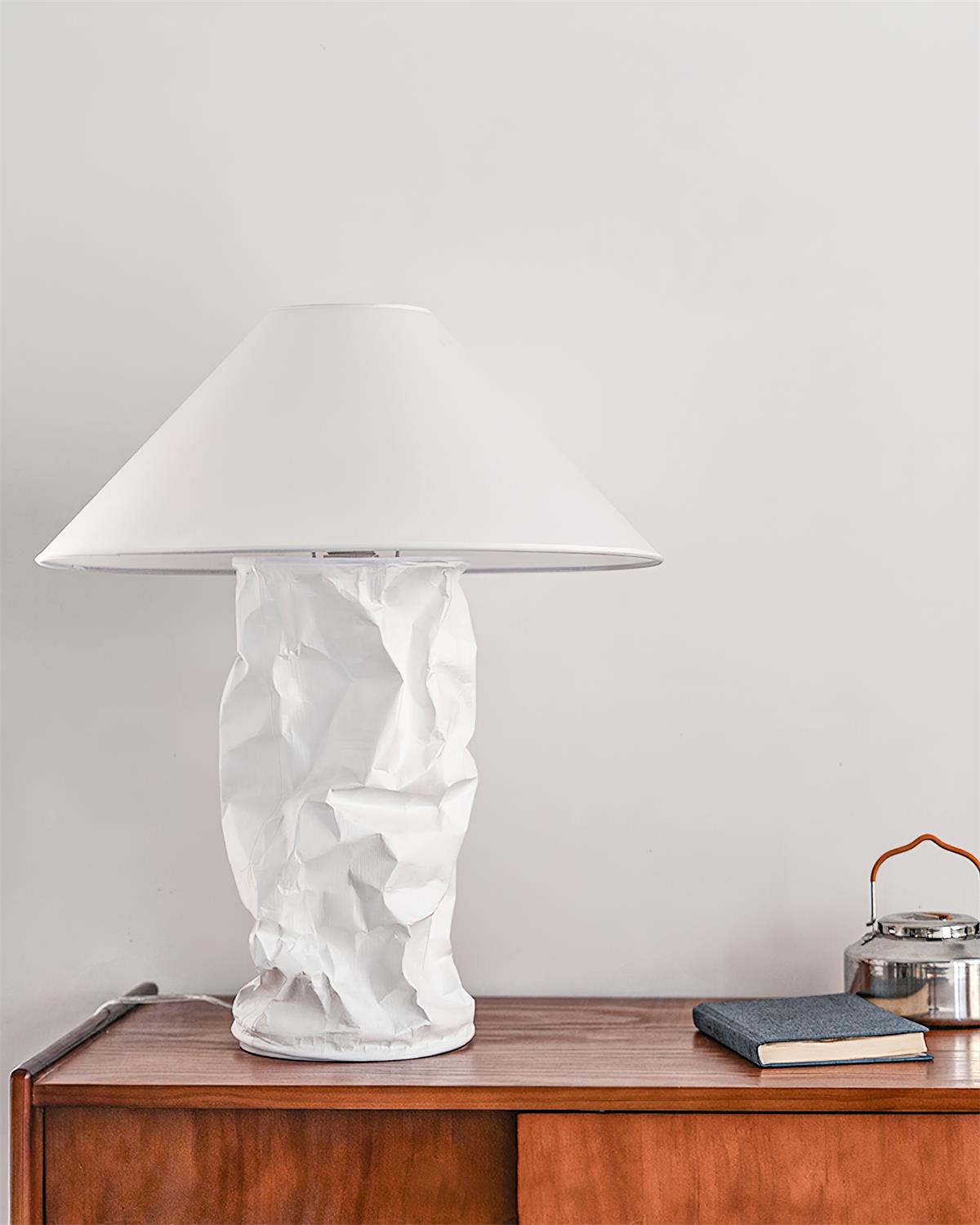 Lámpara de Mesa de Papel DuPont con Diseño Moderno y Tradicional - Iluminación Suave, 50cm y 75cm 6