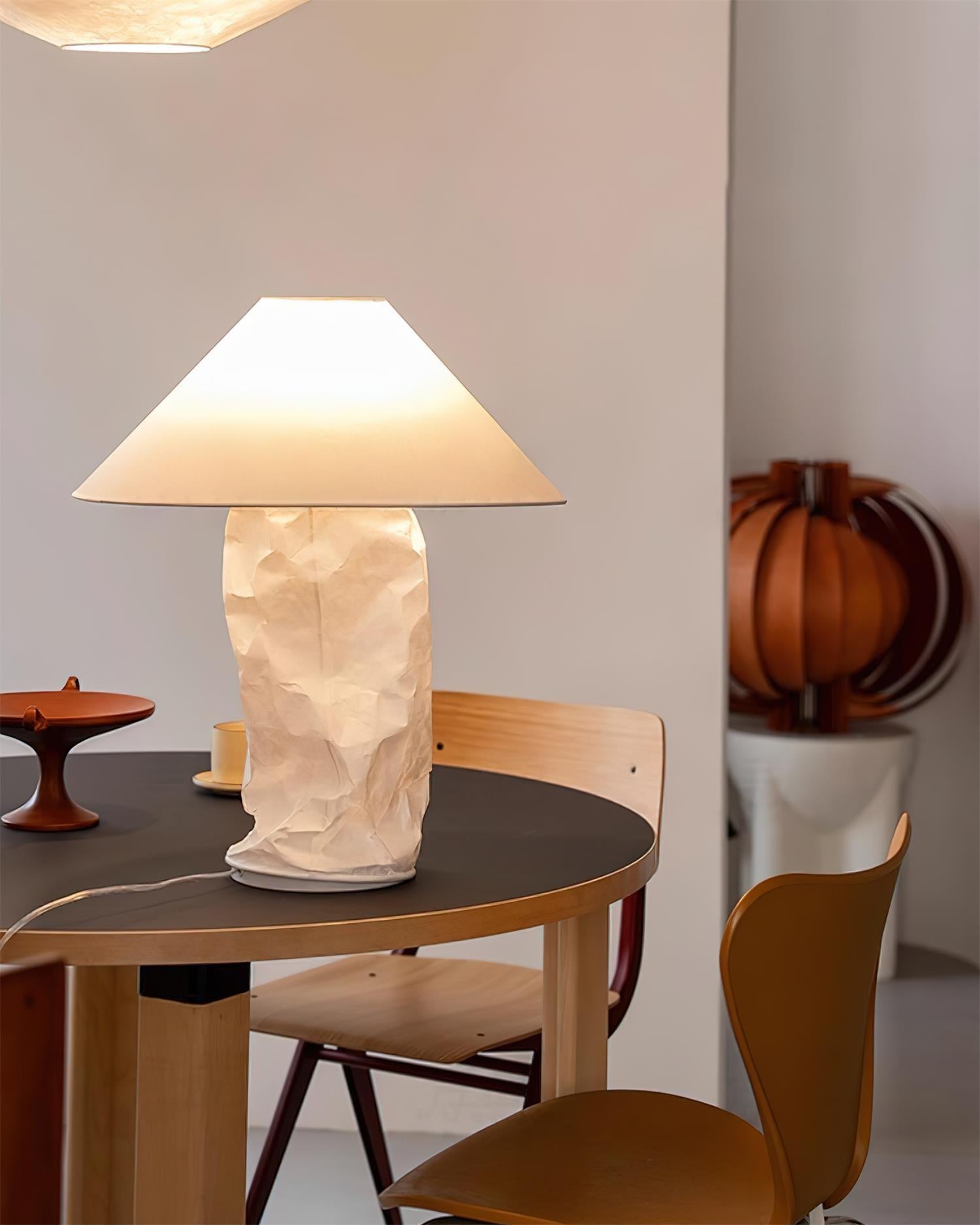 Lámpara de Mesa de Papel DuPont con Diseño Moderno y Tradicional - Iluminación Suave, 50cm y 75cm 7