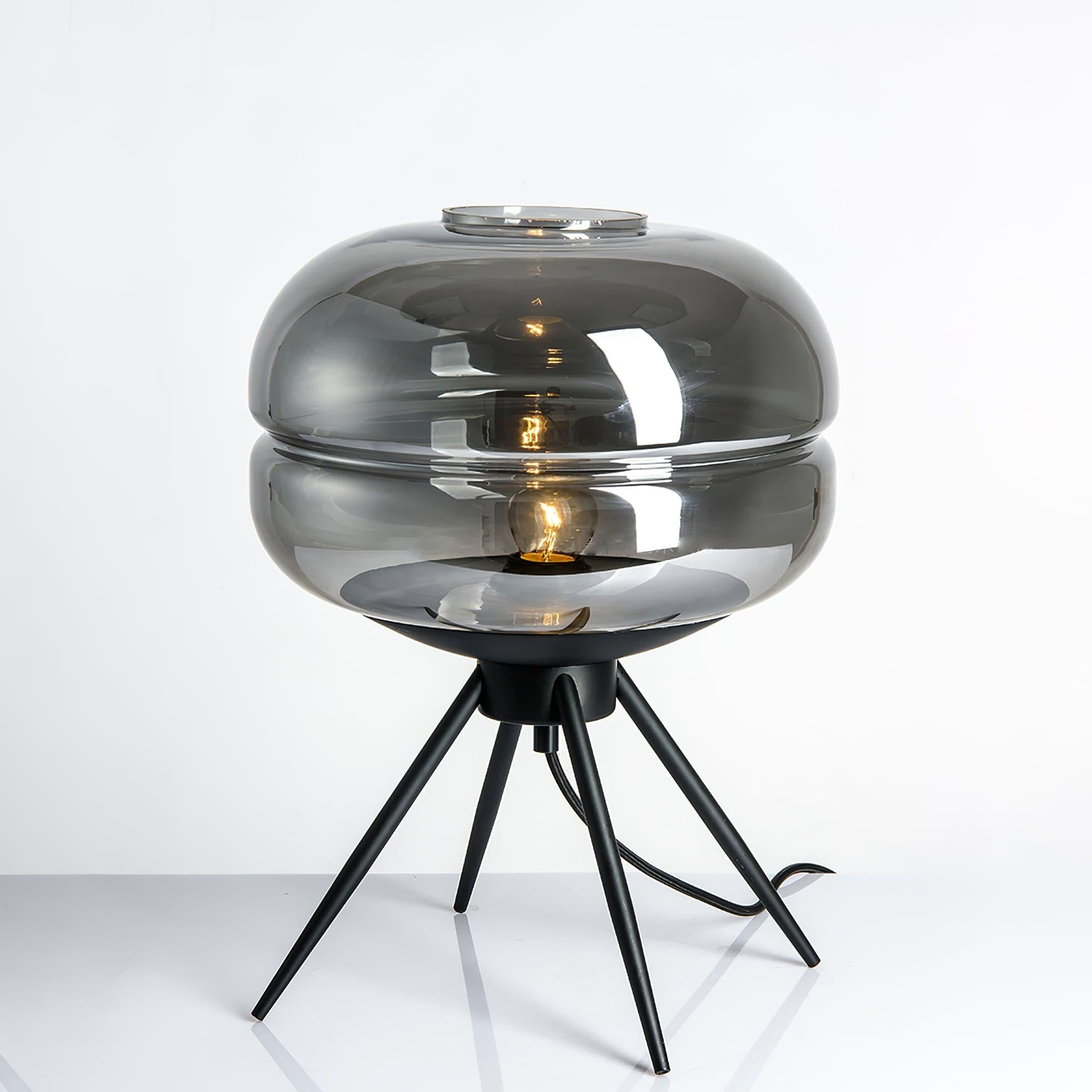 Lámpara de Mesa de Vidrio con Efecto de Refracción – Diseño Moderno y Elegante 5