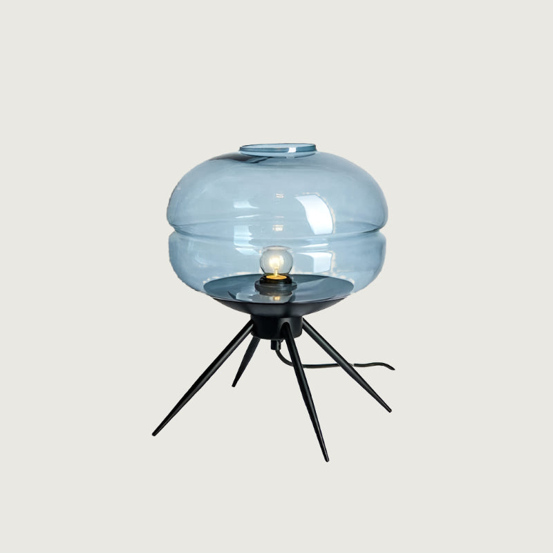Lámpara de Mesa de Vidrio con Efecto de Refracción – Diseño Moderno y Elegante 9
