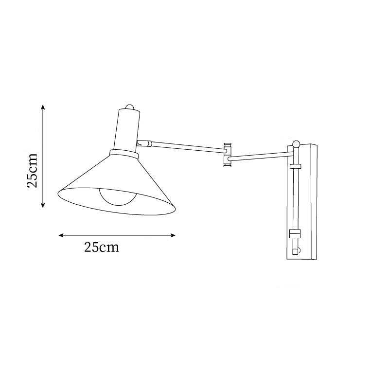 Lámpara de Pared Ajustable Peak 360° en Blanco, Negro y Rojo - Aplique de Pared Ideal para Baños y Ambientes Húmedos 5