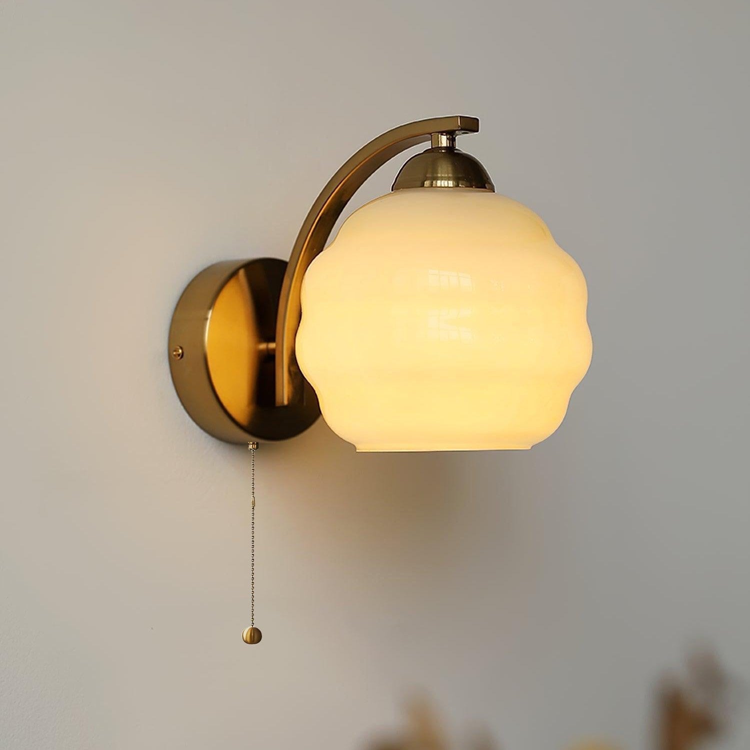 Lámpara de Pared Art Deco Gatsby Glow en Oro o Cromo, Aplique de Pared Vintage con Diseño Elegante y Compatible con Bombillas LED 2