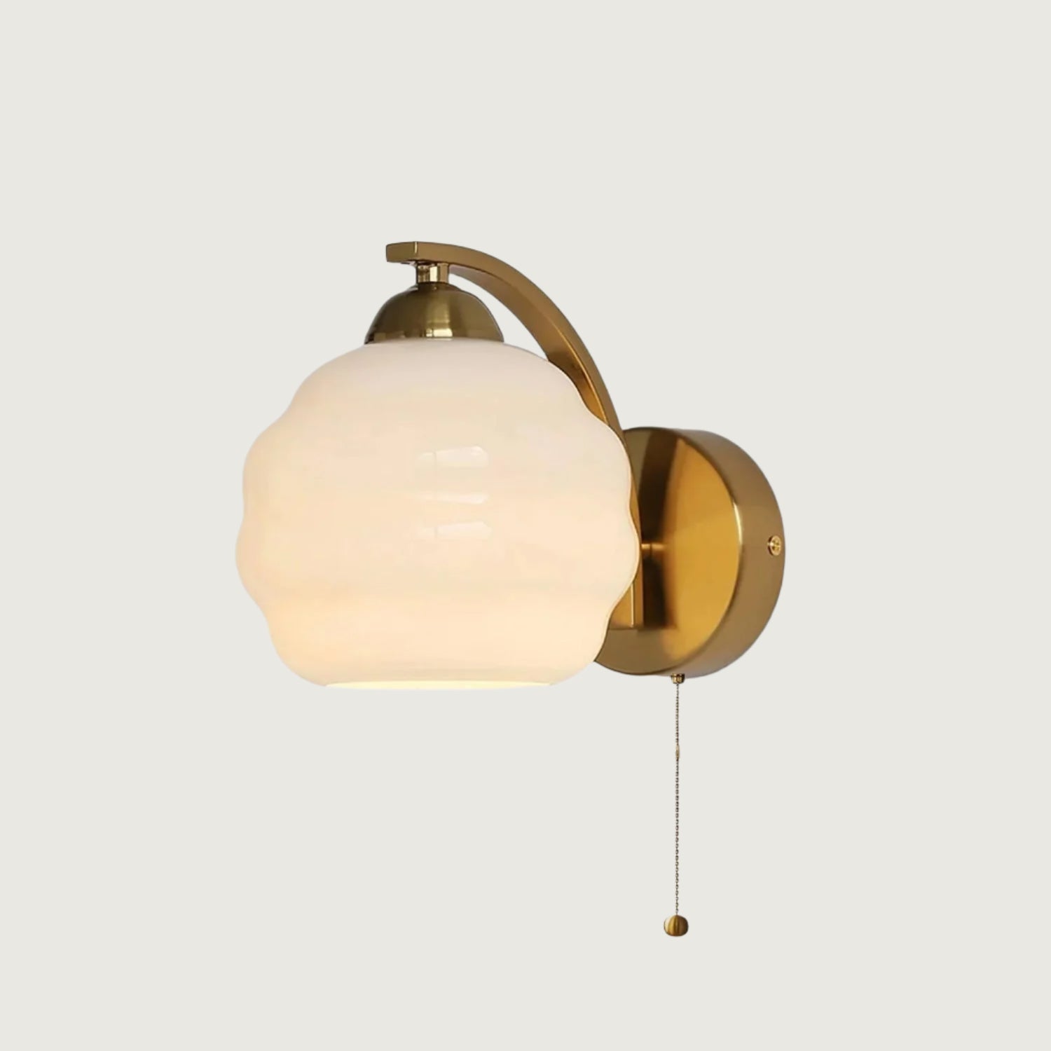 Lámpara de Pared Art Deco Gatsby Glow en Oro o Cromo, Aplique de Pared Vintage con Diseño Elegante y Compatible con Bombillas LED 7