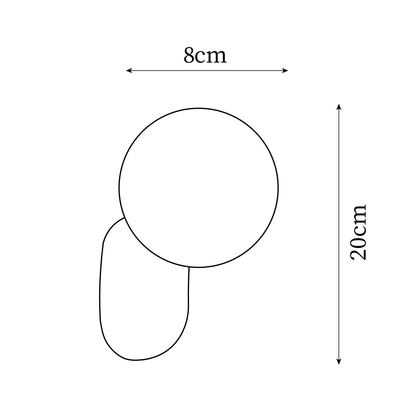 Lámpara de Pared Cantilever con Diseño Esférico y Acabado en Resina – Ideal para Interiores y Exteriores 5