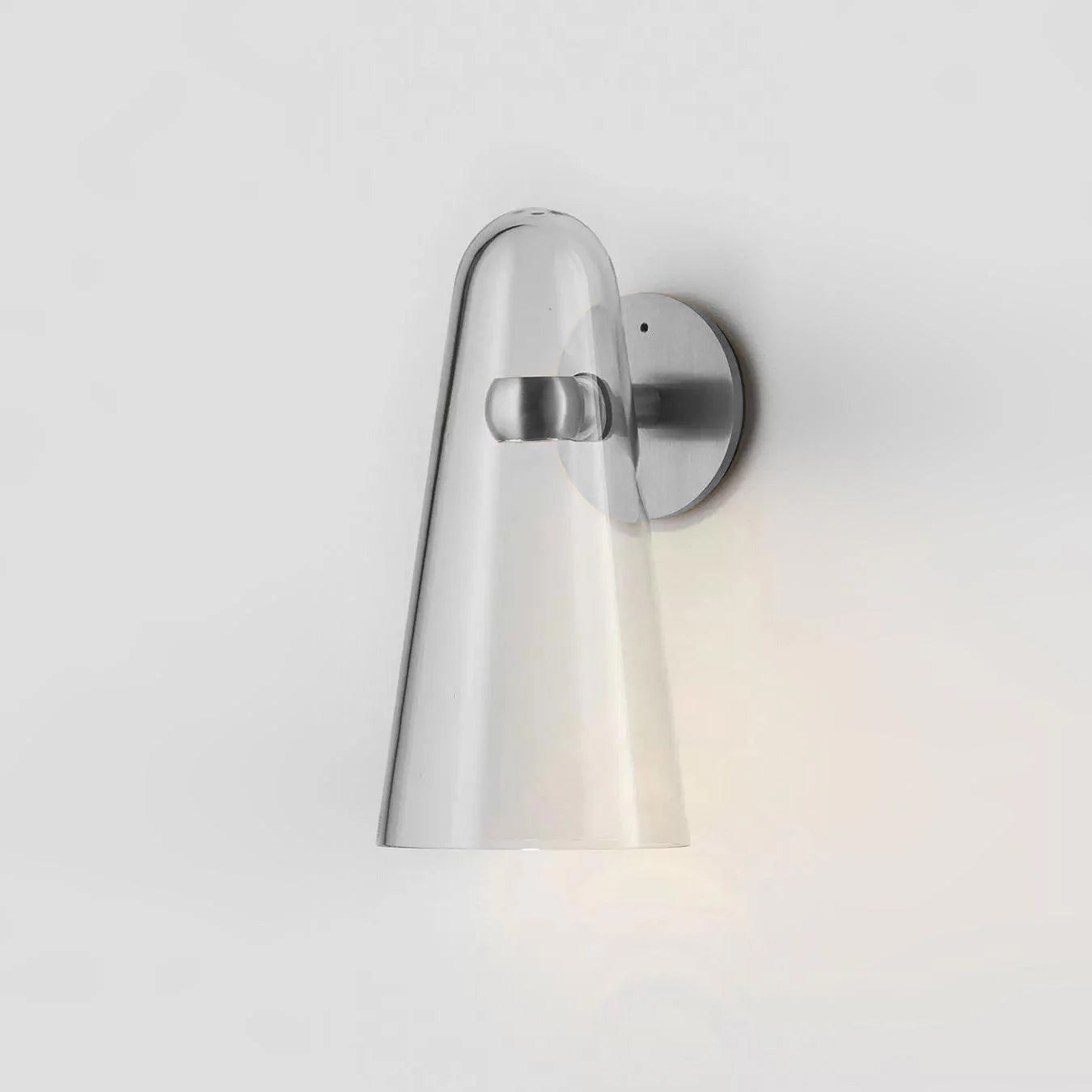Lámpara de Pared Conical de Vidrio con LED Integrado – Elegante y Moderna 12