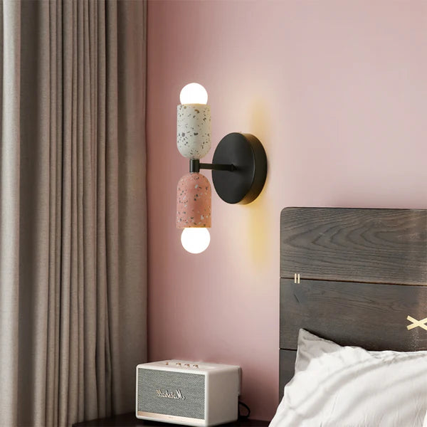 Lámpara de Pared Doble Cabeza Creativa para Hogar – Diseño Versátil y Moderno 5