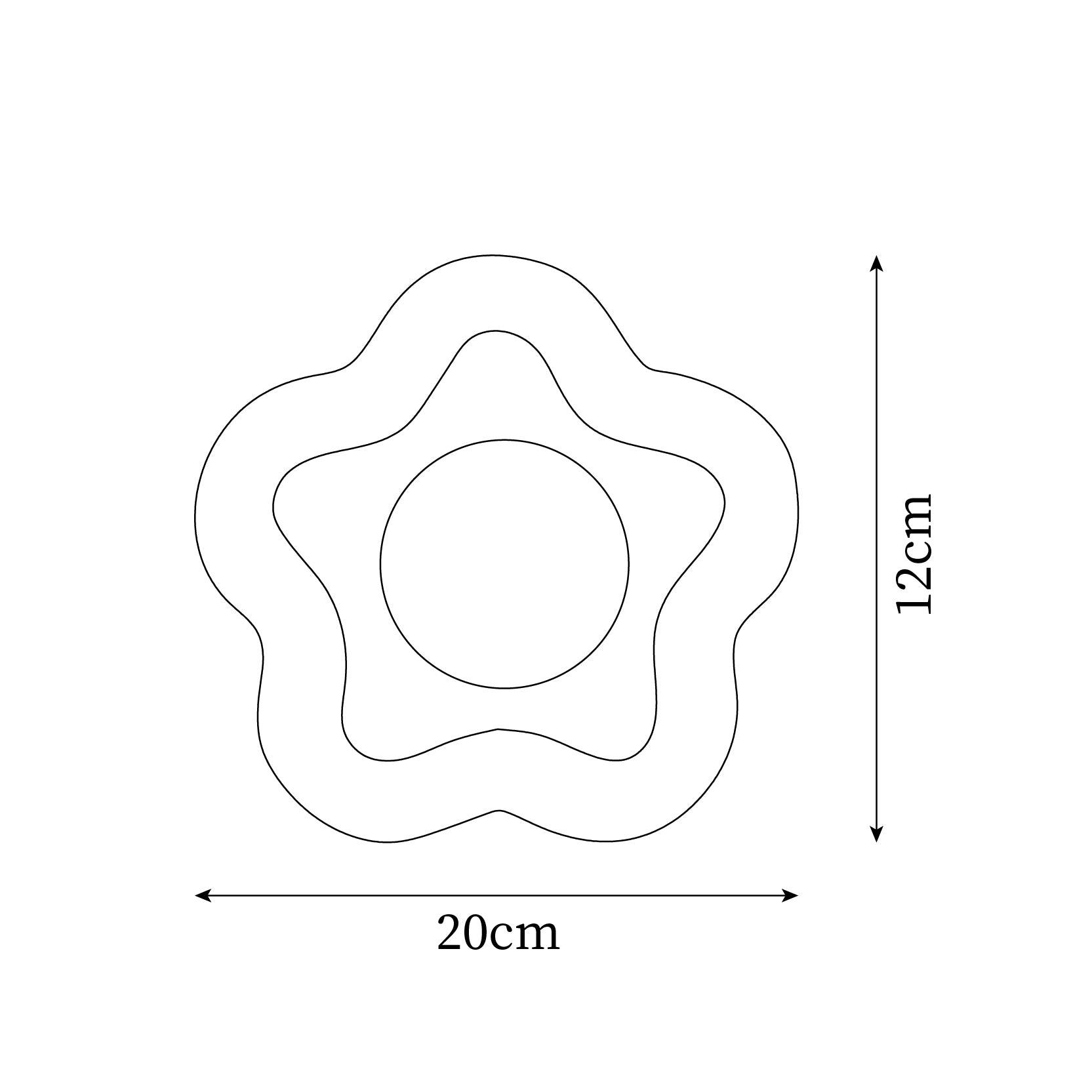 Lámpara de Pared Estrella de Cerámica en Colores Rosa y Azul – Tamaño Compacto 5