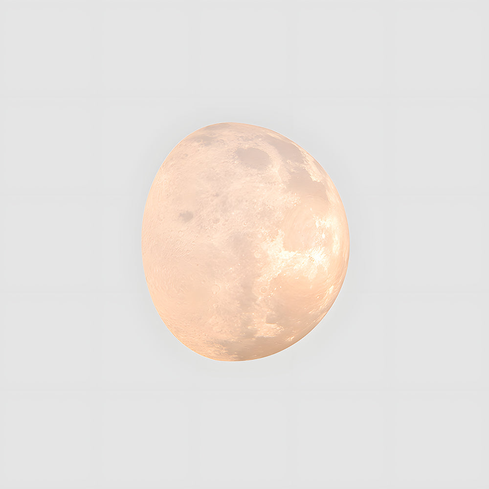 Lámpara de Pared Exterior con Globo Lunar - Luz de Decoración para Pasillo 8
