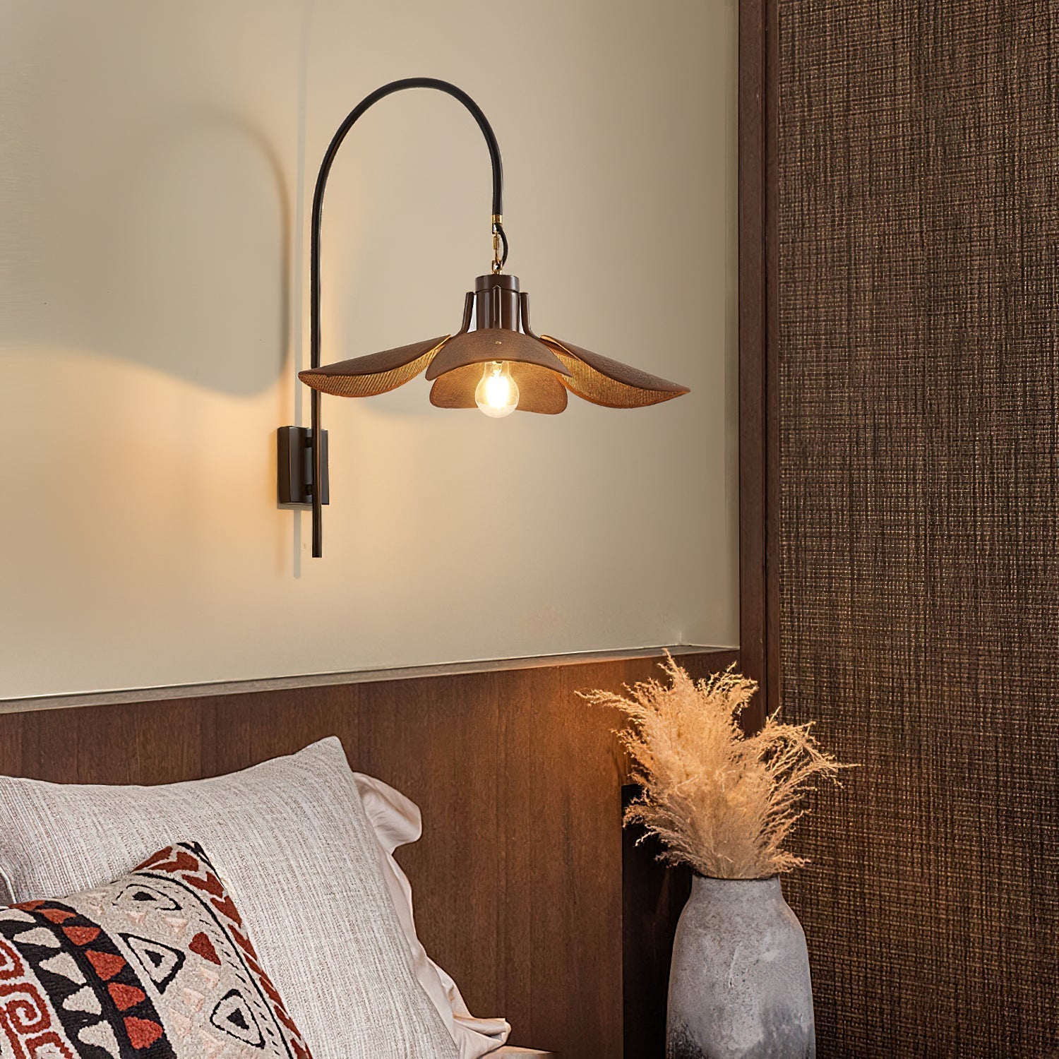 Lámpara de Pared Floral con Diseño de Pétalos – Iluminación Elegante y Cálida para el Hogar 6