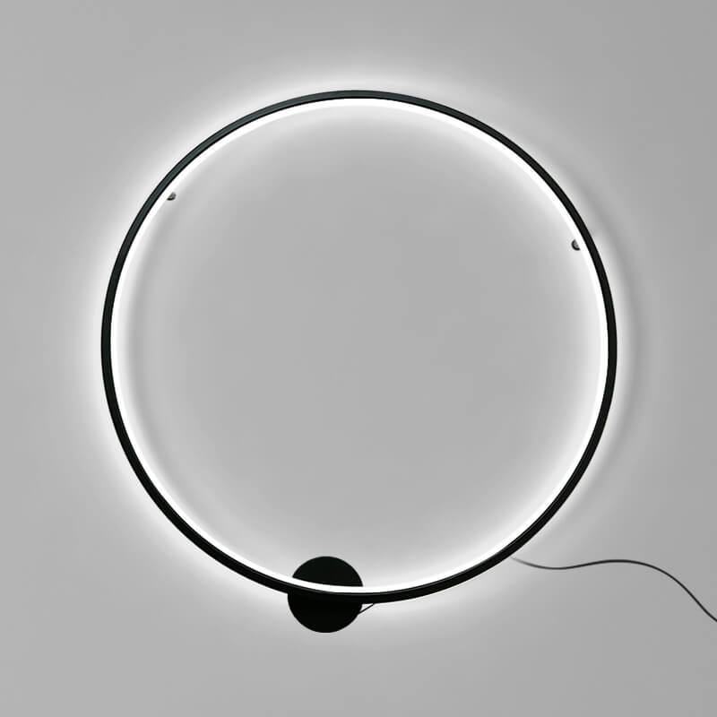 Lámpara de Pared LED Minimalista Negra 60 cm - Aplique de Pared Moderno con Iluminación Ambiental 3