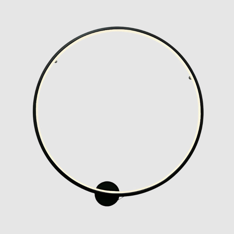 Lámpara de Pared LED Minimalista Negra 60 cm - Aplique de Pared Moderno con Iluminación Ambiental 6