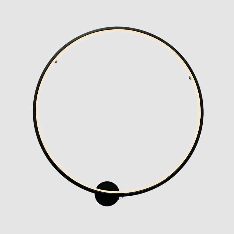 Lámpara de Pared LED Minimalista Negra 60 cm - Aplique de Pared Moderno con Iluminación Ambiental 7