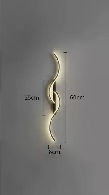 Lámpara de Pared LED Minimalista de Hierro – Diseño Moderno y Elegante 0