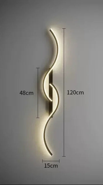 Lámpara de Pared LED Minimalista de Hierro – Diseño Moderno y Elegante 15