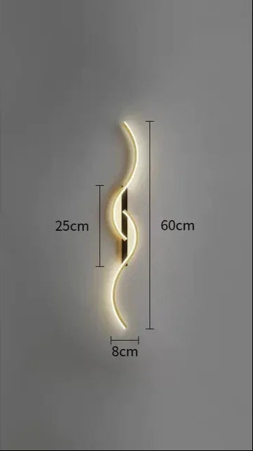 Lámpara de Pared LED Minimalista de Hierro – Diseño Moderno y Elegante 6