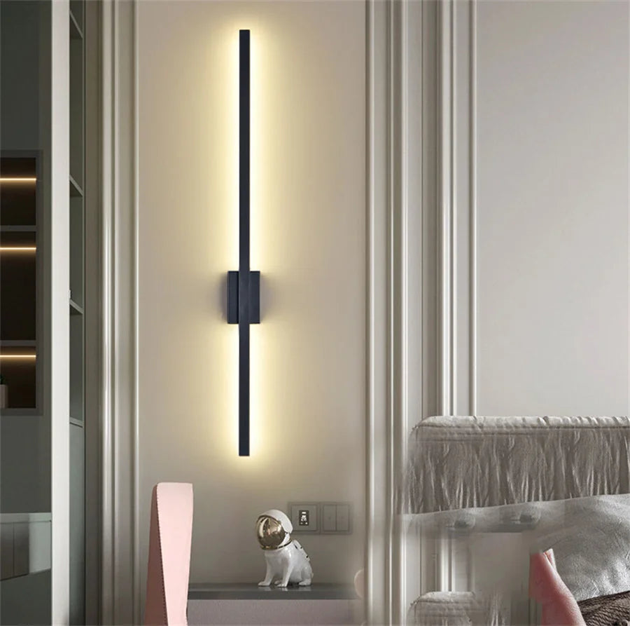 Lámpara de Pared LED Minimalista de Hierro para Sala de Estar – Diseño Industrial 8