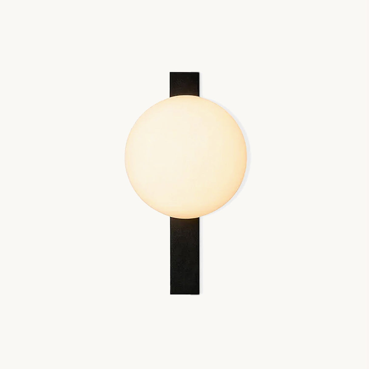 Coren - Lámpara de Pared LED Moderna - Difusor Esférico - Acabado Negro - Ideal para Interiores - 15.7 cm Diámetro
