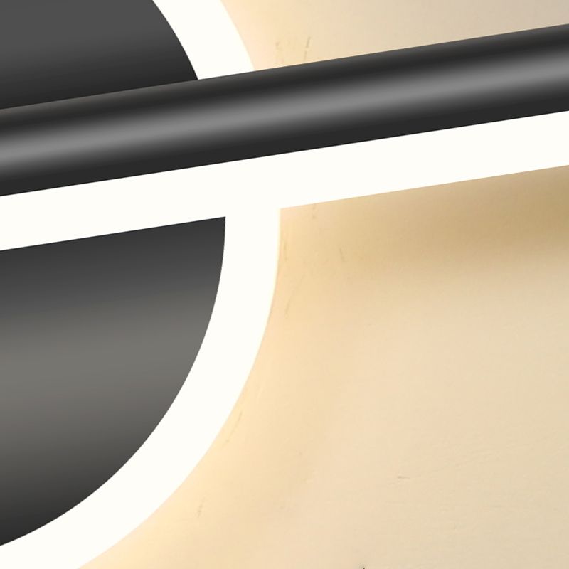 Lámpara de Pared LED Moderna Redonda/Cuadrada de Silicona y Metal 6