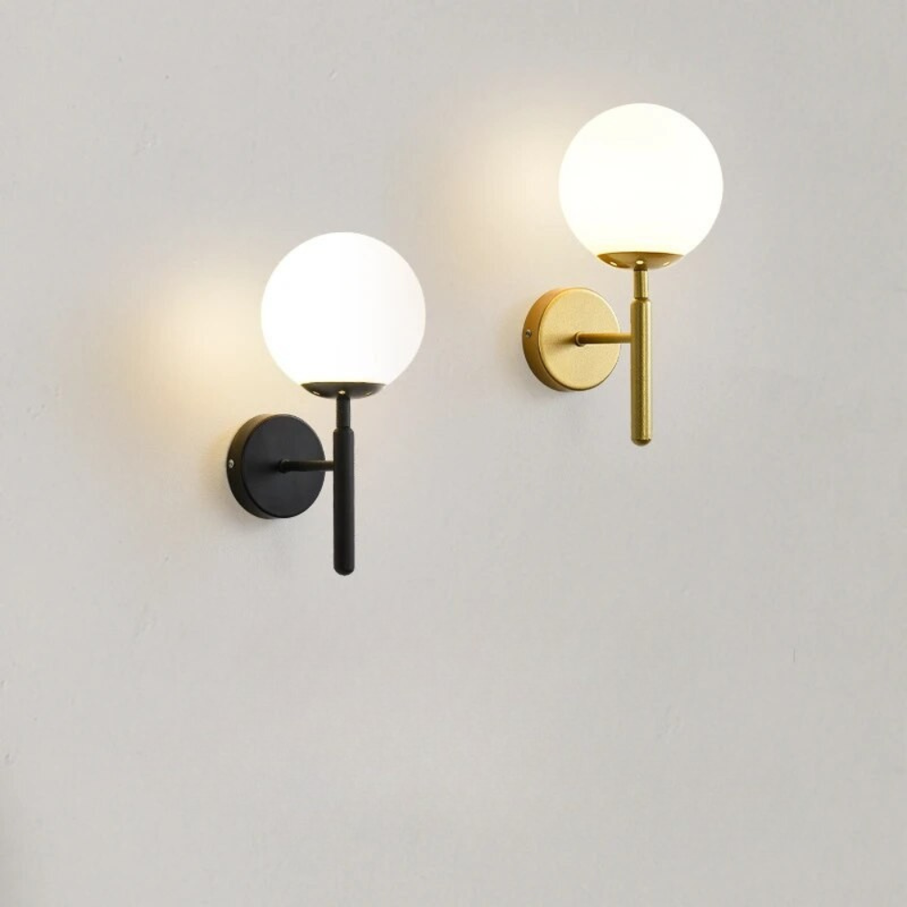 Orbela - Lámpara de Pared LED Moderna con Intensidad Ajustable y Diseño Elegante - Aplique Pared de Metal 20x32cm