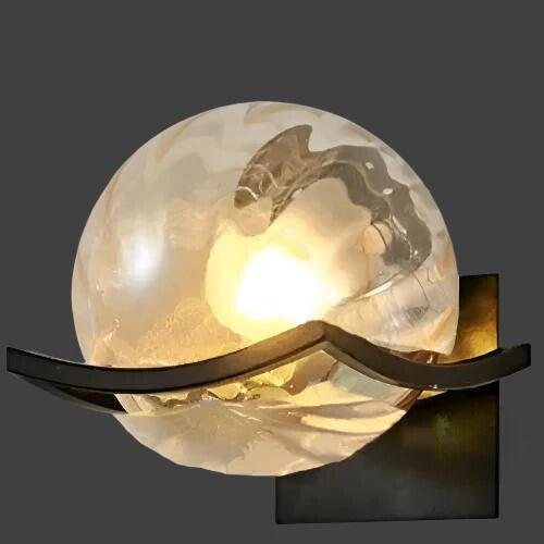 Lámpara de Pared LED Moderna de Vidrio, Aplique Pared Elegante para Iluminación de Salas y Dormitorios 10
