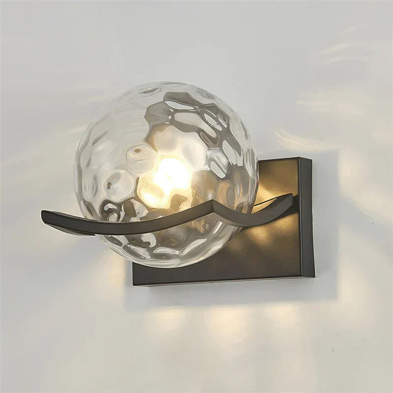 Lámpara de Pared LED Moderna de Vidrio, Aplique Pared Elegante para Iluminación de Salas y Dormitorios 5