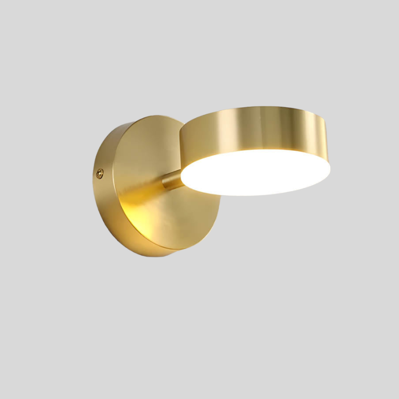 Lámpara de Pared LED Nórdica de Cobre con Diseño Elegante y Eficiencia Energética para Interiores Modernos 8