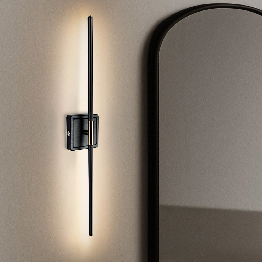 Gleira - Lámpara de Pared LED Recargable de Hierro Negro Industrial - Control Remoto y Funciones de Temporizador