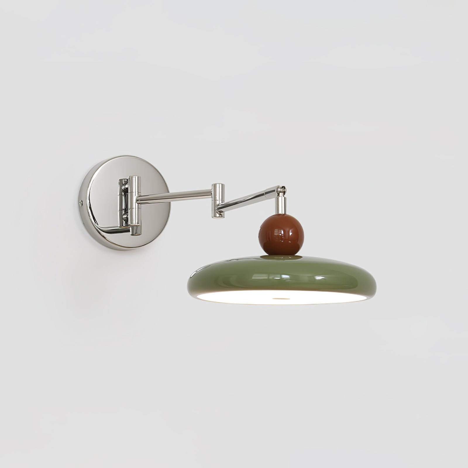 Lámpara de Pared LED con Brazo Ajustable de Metal y Acrílico, Diseño Moderno para Salones y Dormitorios 9
