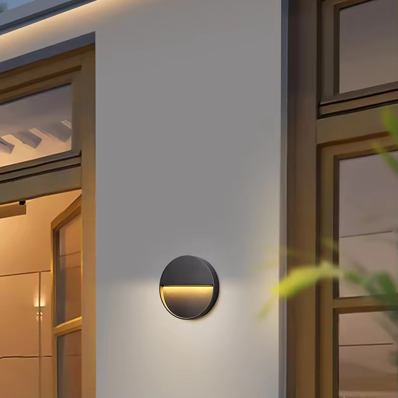 Lámpara de Pared LED de 3W para Escaleras – Aluminio Impermeable IP65, Iluminación Exterior Moderna 3