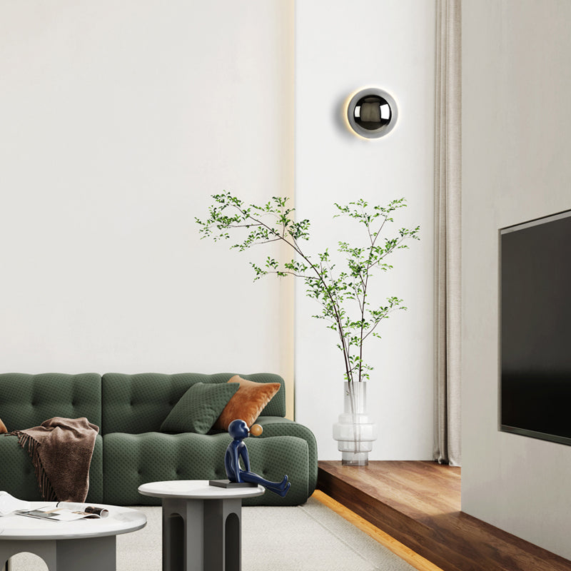 Lámpara de Pared Medieval Minimalista de Hierro y Vidrio con Efecto Oscurecimiento – Aplique Pared LED Eficiente 6