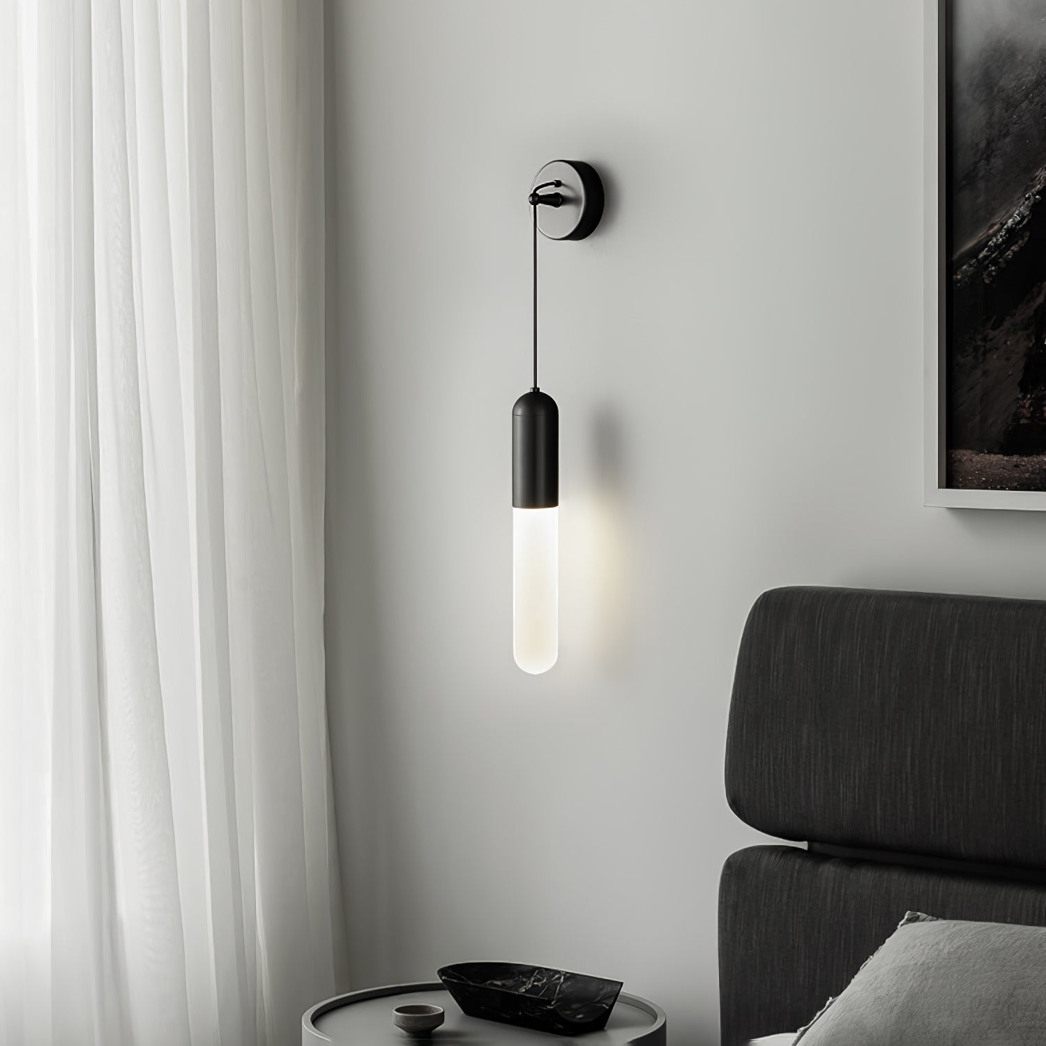 Lámpara de Pared Moderna Flume de Acrílico y Latón – Iluminación Interior Elegante 5