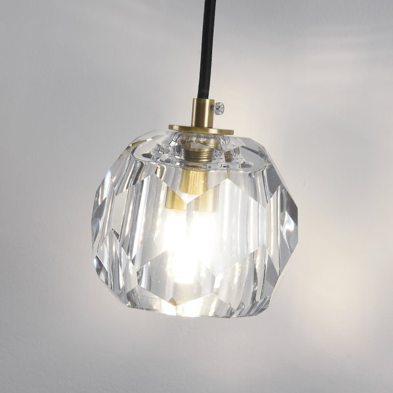 Lámpara de Pared Moderna de Cristal y Cobre con Acabado en Latón - Aplique Pared Ideal para Decoración de Interiores 5