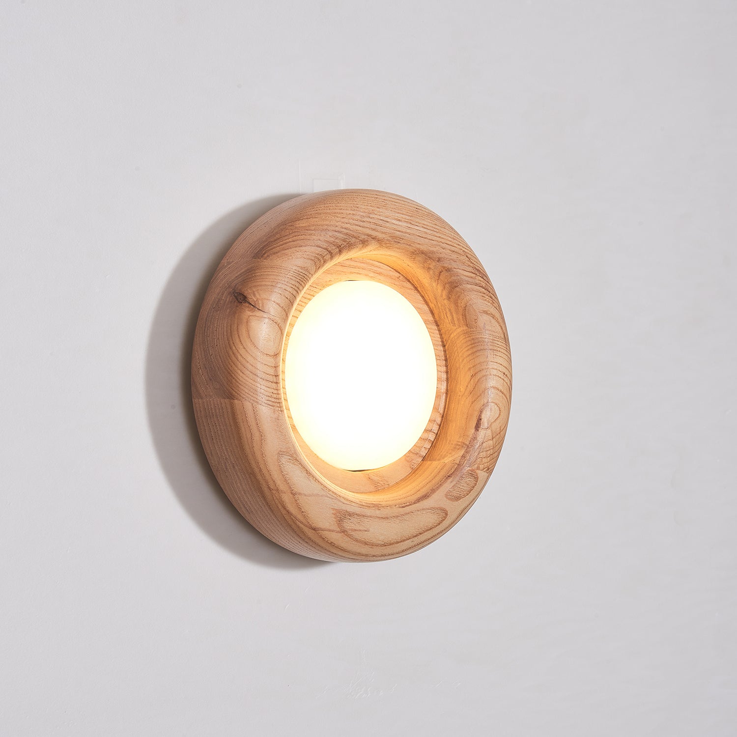 Lámpara de Pared Moderna de Madera y Acrílico con Luz LED Integrada – Aplique Pared Minimalista de 20 cm 1
