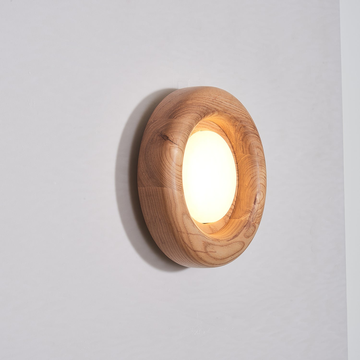 Lámpara de Pared Moderna de Madera y Acrílico con Luz LED Integrada – Aplique Pared Minimalista de 20 cm 8