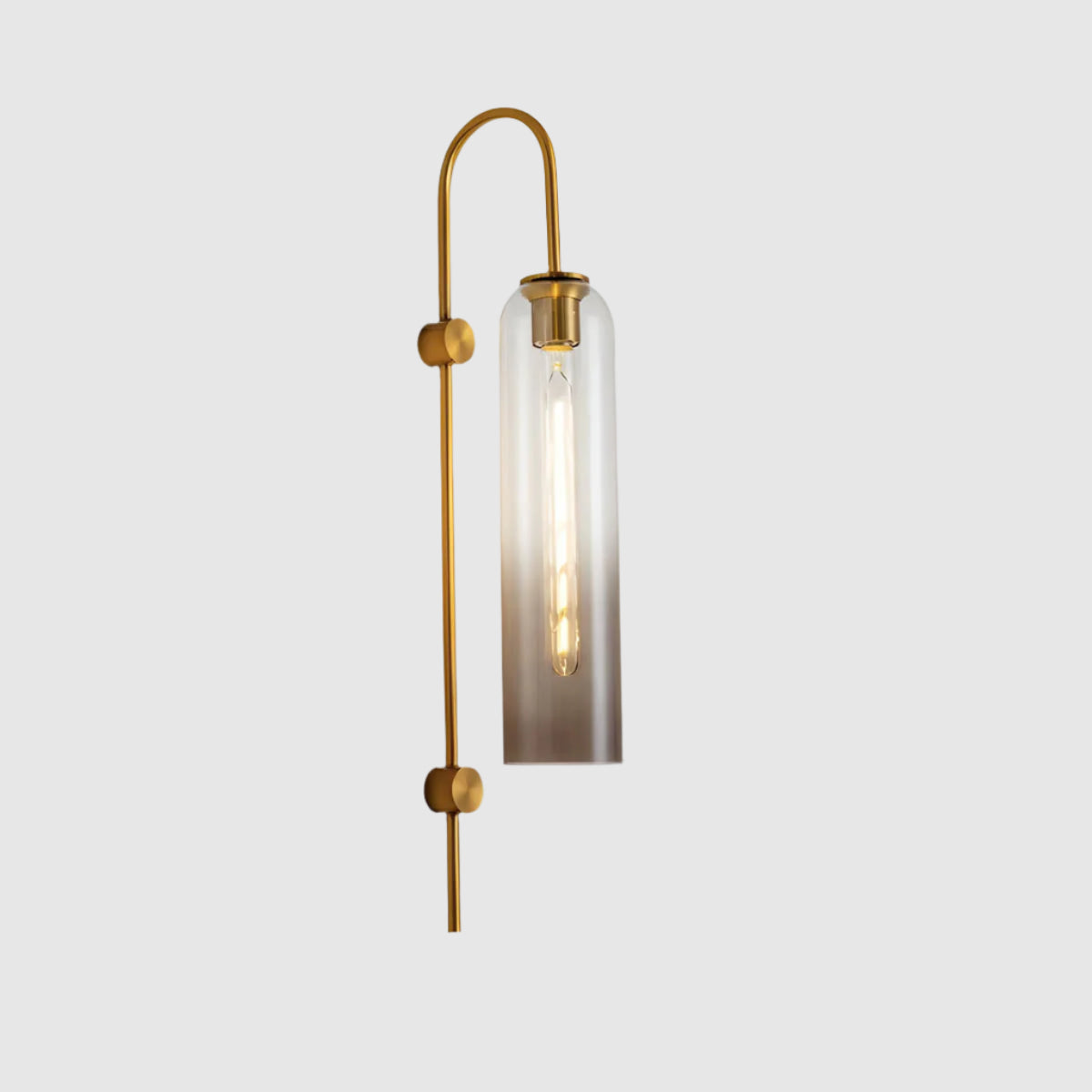 Lámpara de Pared Moderna de Vidrio y Hierro, Aplique Pared LED E27 con Diseño Elegante, Ideal para Decoración Interior 11