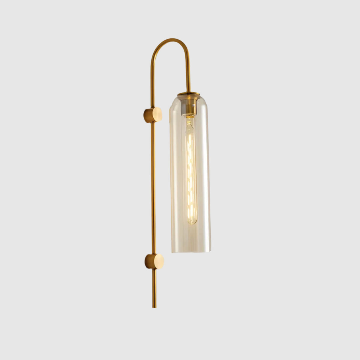 Lámpara de Pared Moderna de Vidrio y Hierro, Aplique Pared LED E27 con Diseño Elegante, Ideal para Decoración Interior 12