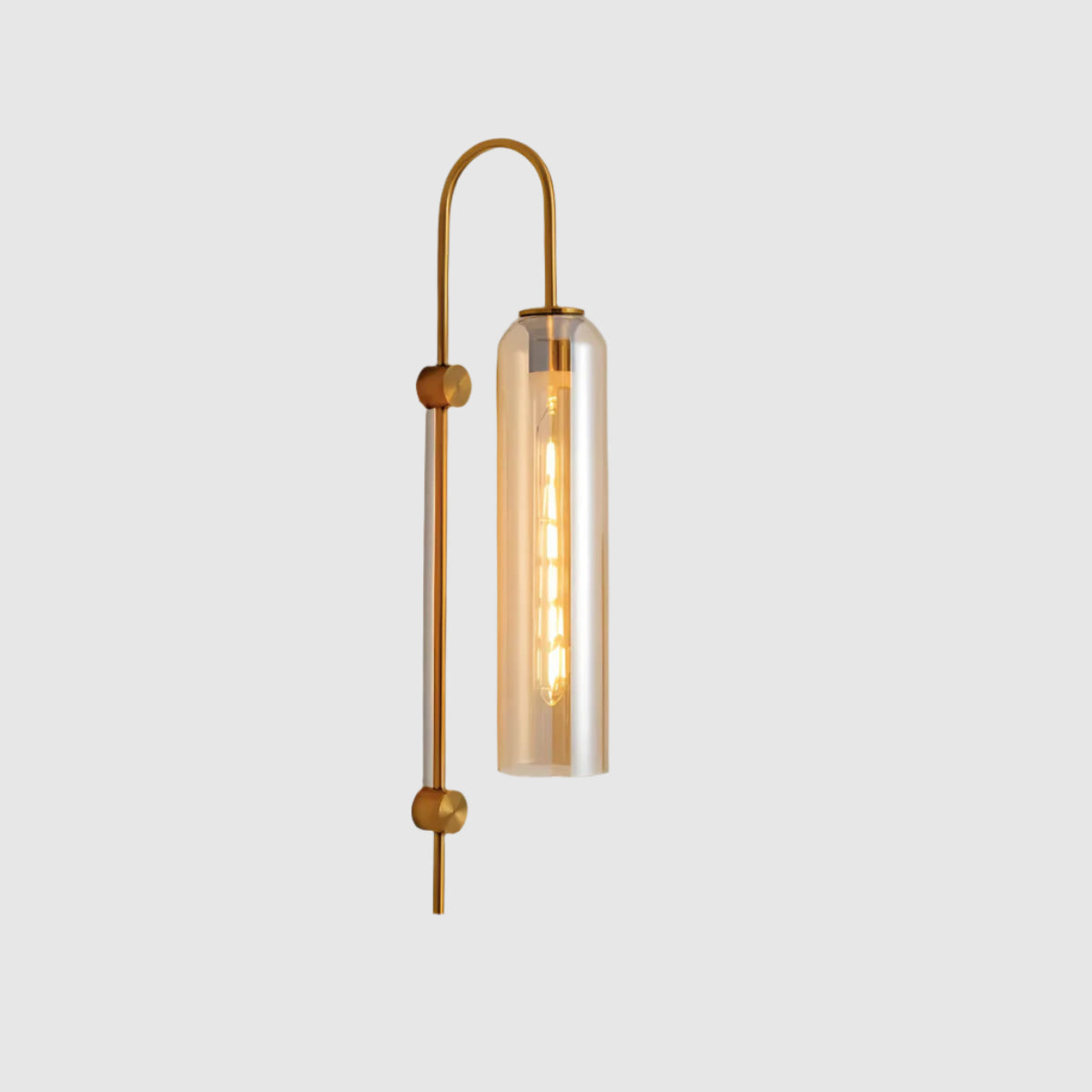 Lámpara de Pared Moderna de Vidrio y Hierro, Aplique Pared LED E27 con Diseño Elegante, Ideal para Decoración Interior 13