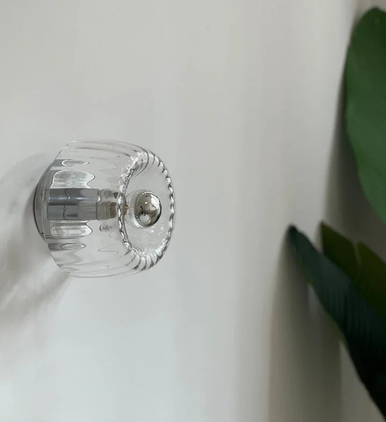 Lámpara de Pared Nordic Bauhaus de Metal y Vidrio para Iluminación Moderna – Aplique Pared Estilo Minimalista 16 cm 4