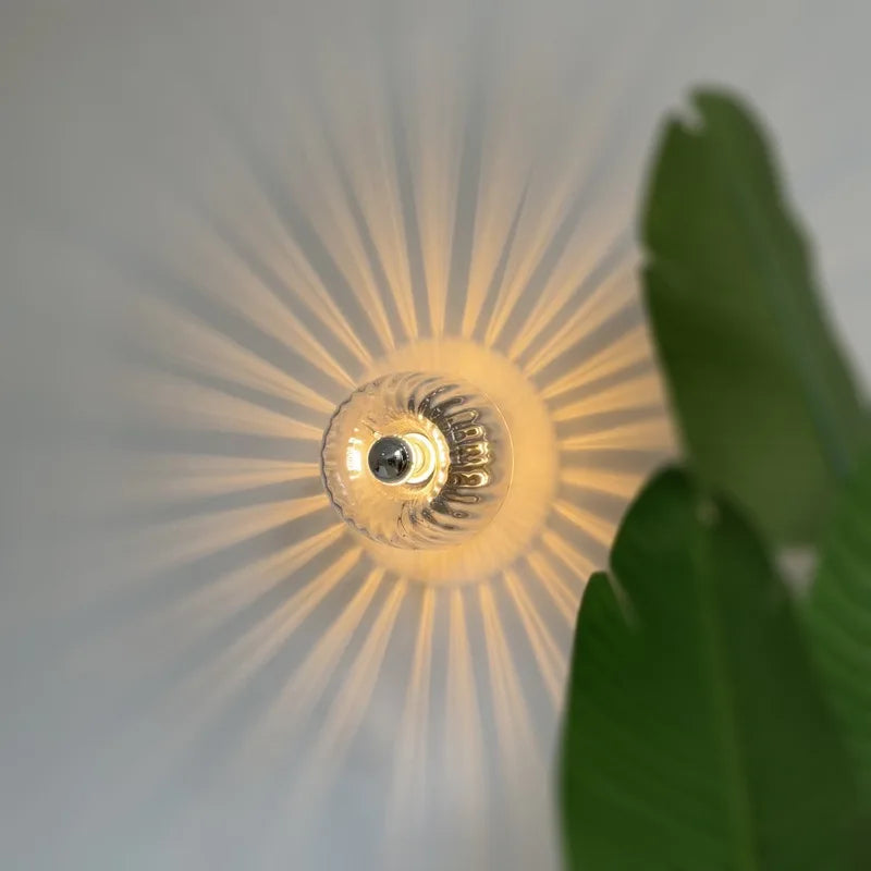 Lámpara de Pared Nordic Bauhaus de Metal y Vidrio para Iluminación Moderna – Aplique Pared Estilo Minimalista 16 cm 7