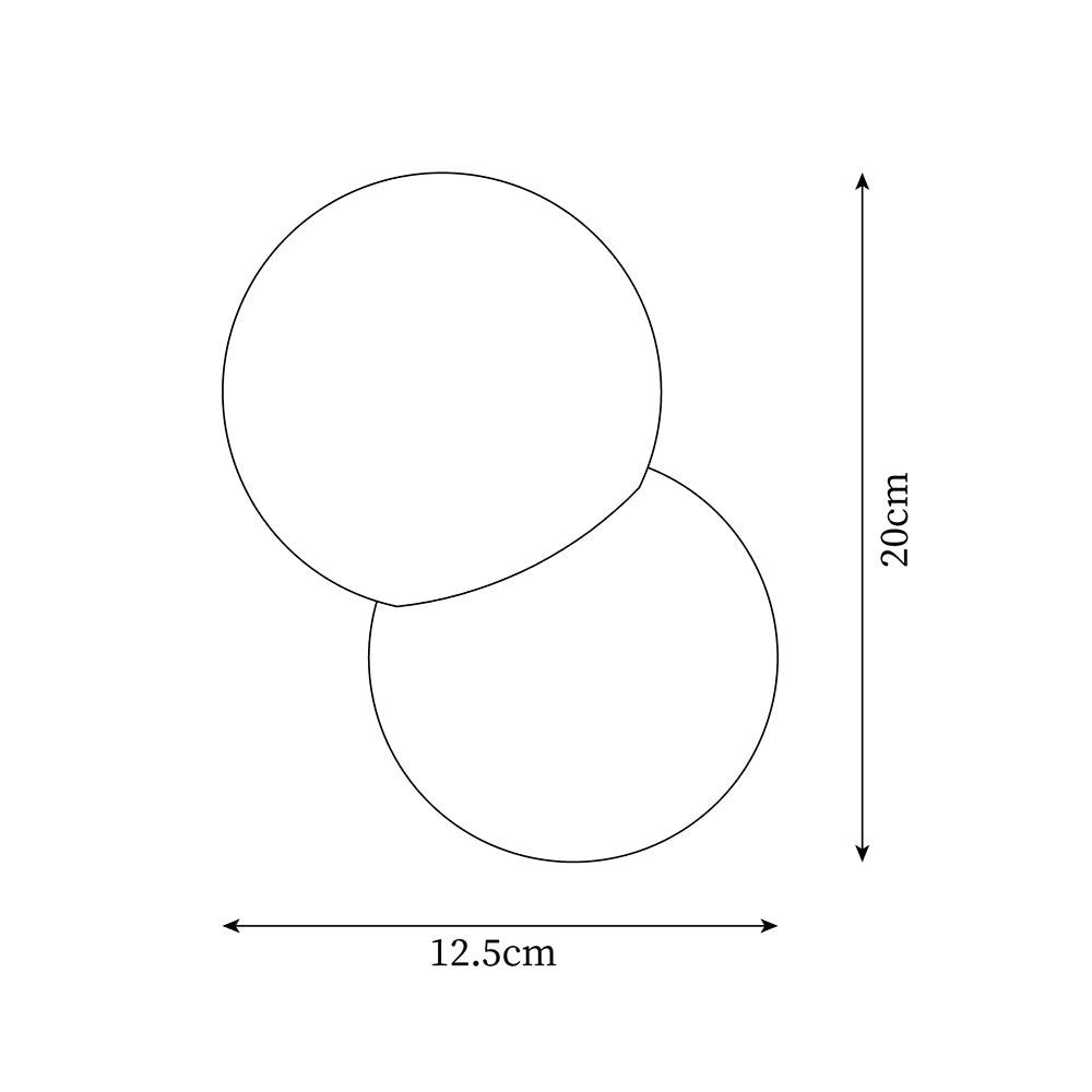 Lámpara de Pared Orbital de Metal y Acrílico – Estilo Elegante para Dormitorio 5
