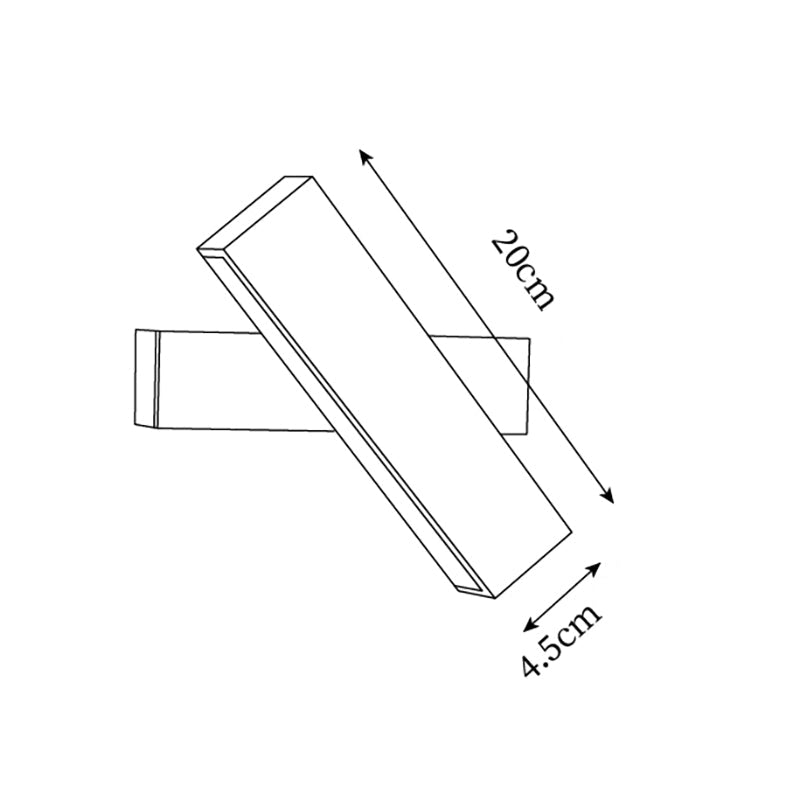 Lámpara de Pared Tonya de Madera Natural y Travertino con Diseño Rotatable de 180° 4