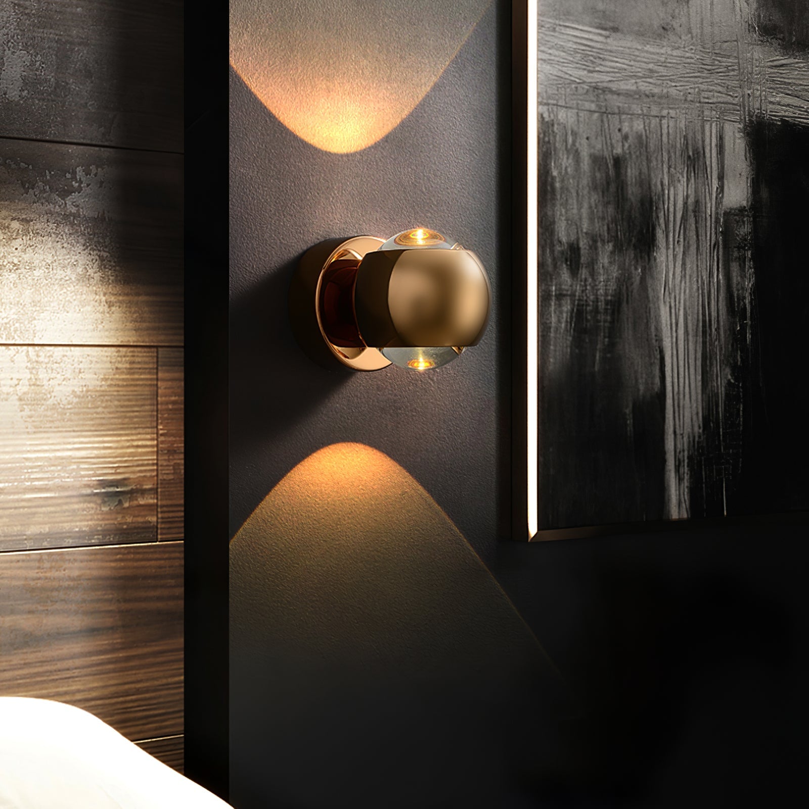 Lámpara de Pared Vertical Io con Diseño Compacto y LED Integrado – Set de 2 3