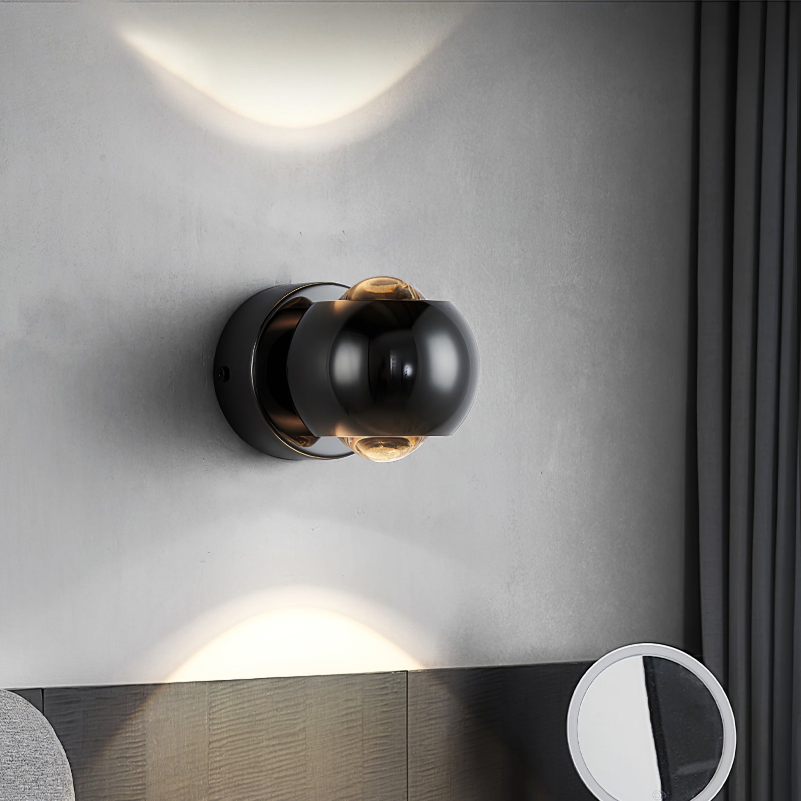 Lámpara de Pared Vertical Io con Diseño Compacto y LED Integrado – Set de 2 5